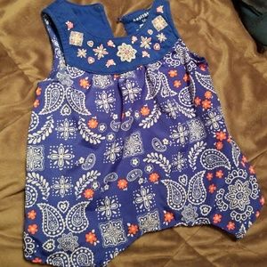 Bandana tank Hardly Worn!